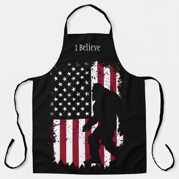 Patriotic Bigfoot Apron