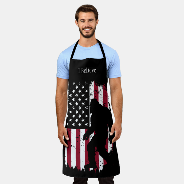 Patriotic Bigfoot Apron - Image 3