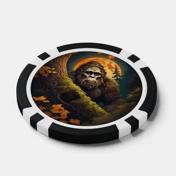 Sasquatch Hiding Poker Chips - Image 2