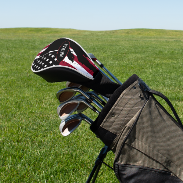 Patriotic Bigfoot Golf Head Cover - Image 2