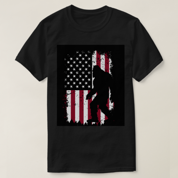 Patriotic Bigfoot T-Shirt - Image 5