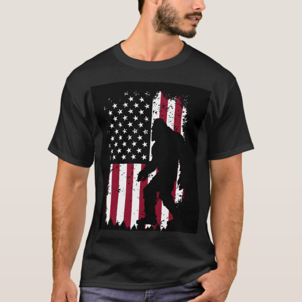 Patriotic Bigfoot T-Shirt - Image 4