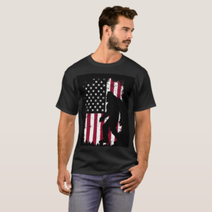 Patriotic Bigfoot T-Shirt