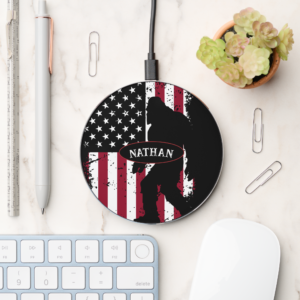 Patriotic Bigfoot Wireless Charger